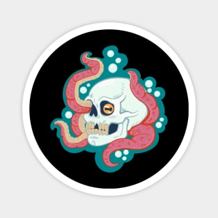 Skull & Tentacles Magnet